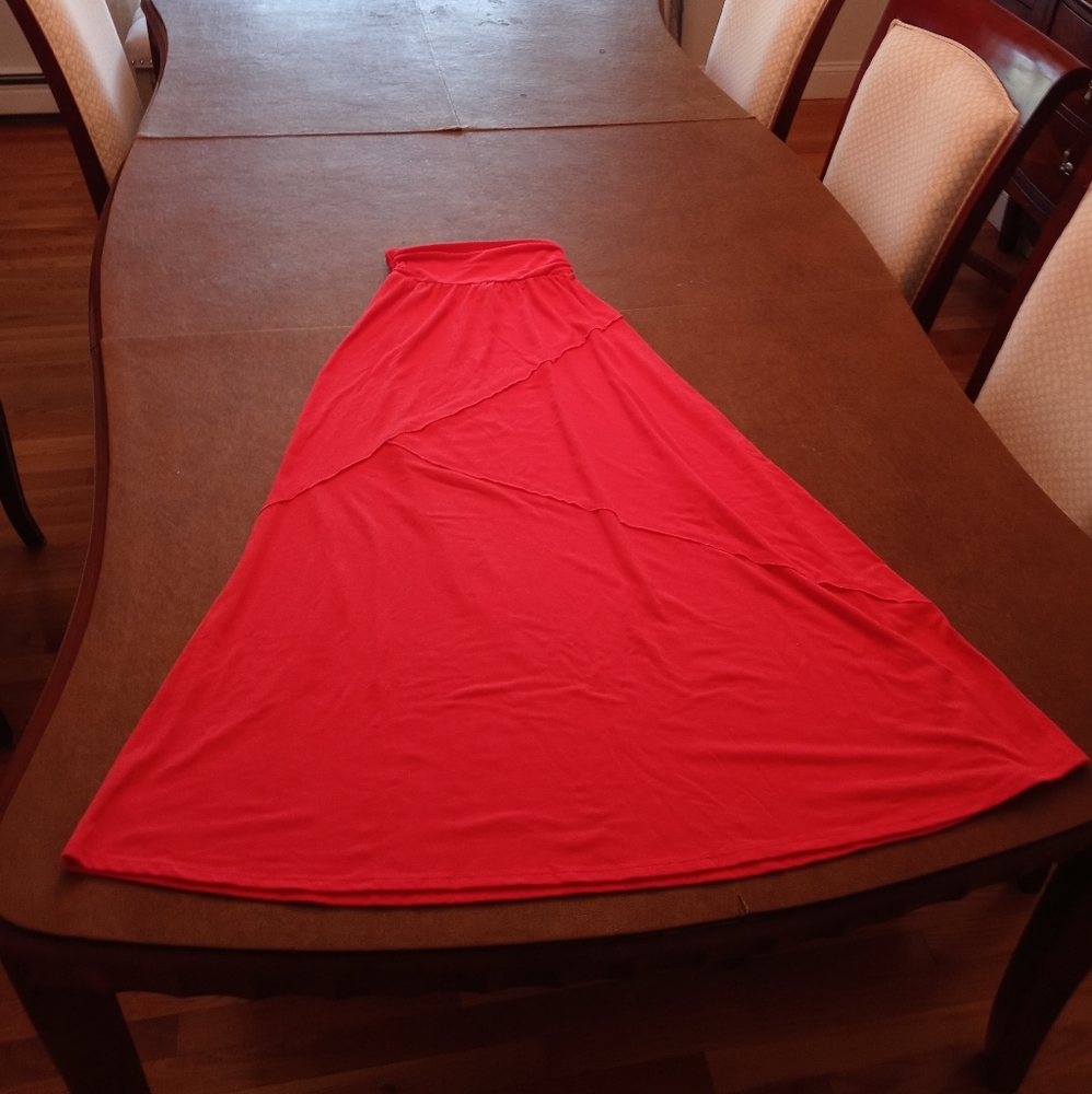 A Pink long summer skirt size- XS.